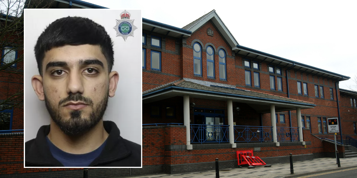NextImg:Staffordshire news: Masked man caught on CCTV throwing brick while defending mosque from Southport riots dodges jail