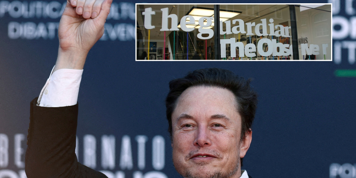 NextImg:Elon Musk launches furious attack on The Guardian - 'Down by two thirds!'