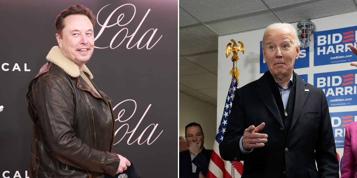 NextImg:Elon Musk blasts Biden as he sensationally accuses him of plot to make a 'one-party state'
