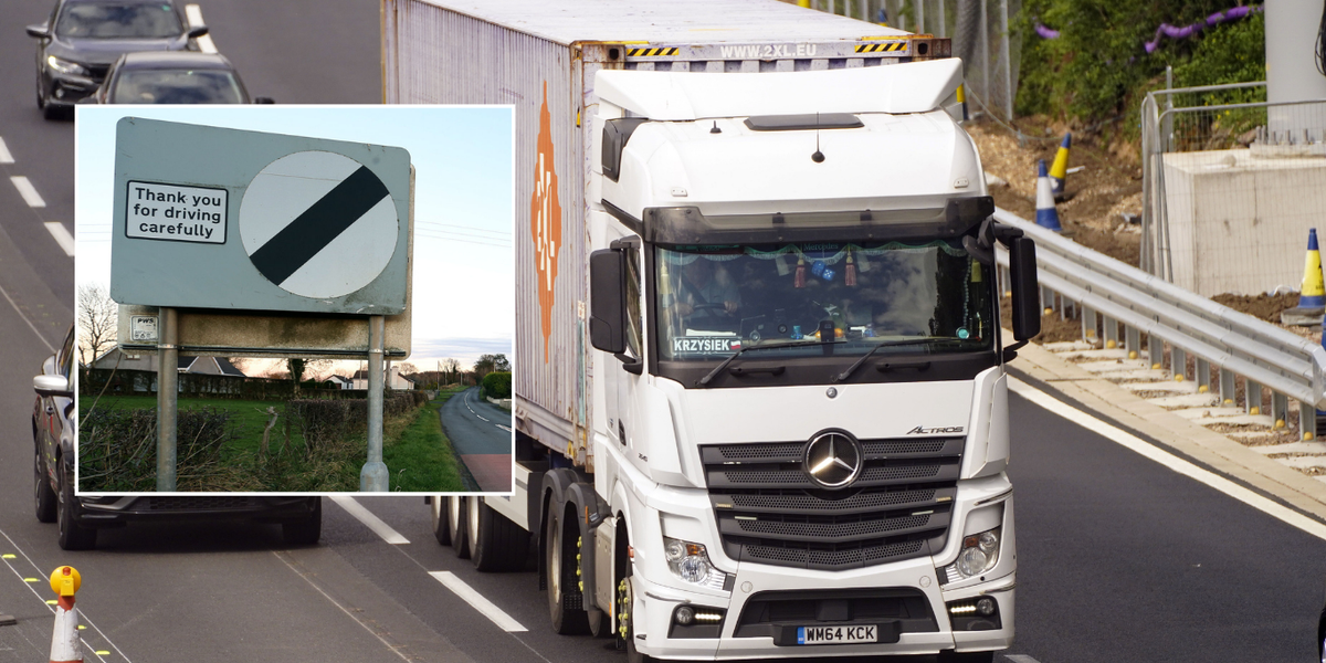 NextImg:National speed limit changes could see HGVs move faster than cars on major roads putting 'lives at risk'