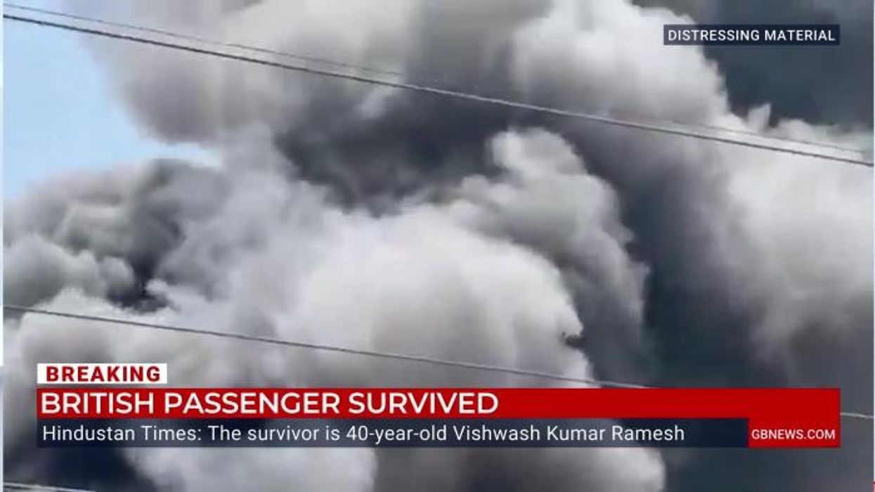 Huge fire breaks out at airport after two planes crash into each other