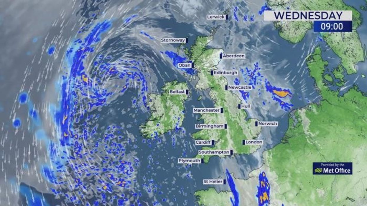 UK weather forecast: Met Office issues YELLOW weather warning as thunderstorms set to pummel south coast and Wales