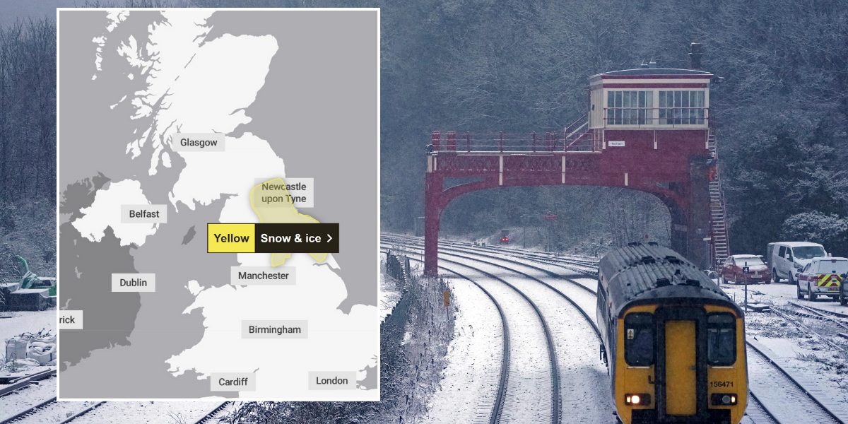 Met Office issue snow and ice weather warning as Britons urged to brace for possible ‘frozen rain’