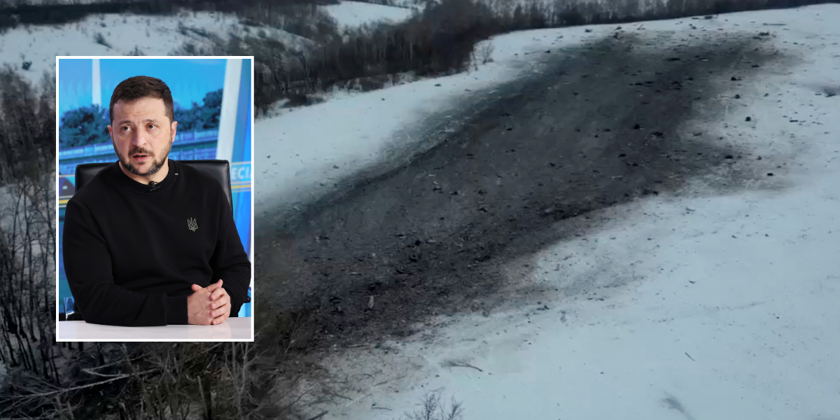 NextImg:Russia accused of propaganda stunt after 'faking deaths of Ukraine prisoners in plane crash'