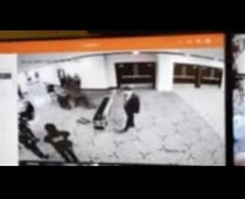 WATCH: Armed man storms towards ballroom with Donald Trump inside in shocking footage