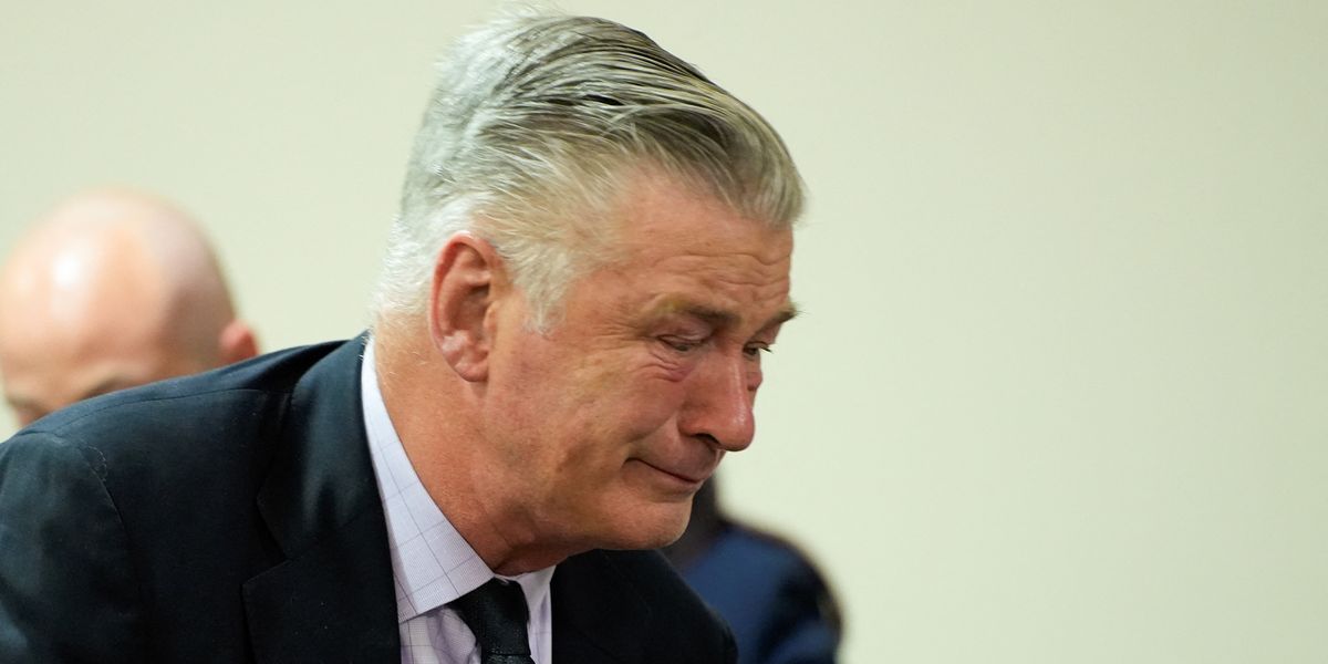 NextImg:Alec Baldwin breaks down in tears as judge dismisses manslaughter charges over Rust shooting
