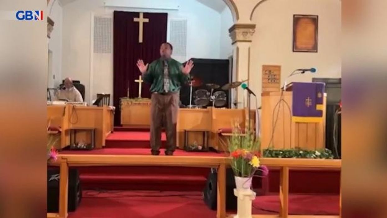 Pastor 'saved by God' as man attempts to shoot him during church sermon only for gun to jam