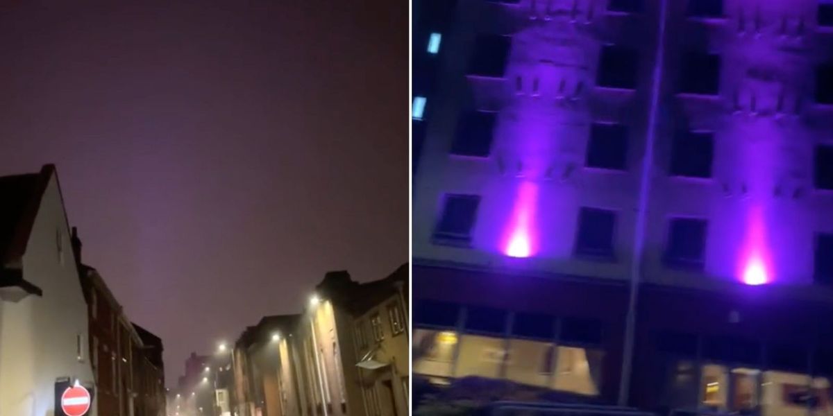 NextImg:Stargazers left laughing and disappointed as 'purple haze' from Premier Inn confused for Northern Lights