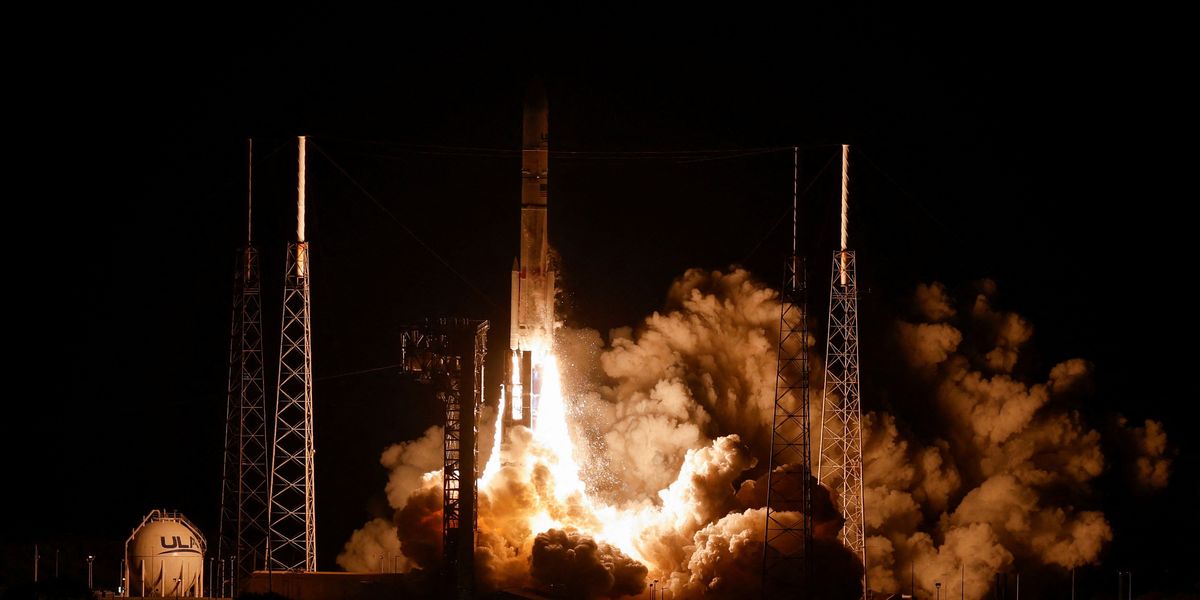 NextImg:Nasa sends human remains into space in historic moon rocket launch