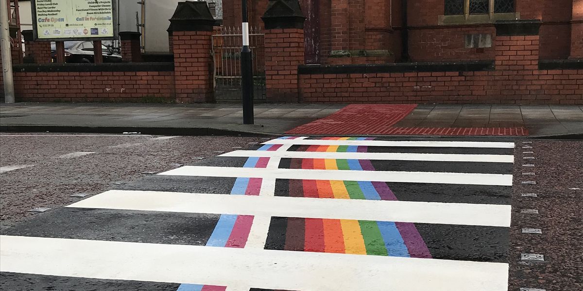 NextImg:'It's an eyesore!' - Woke Blackpool council spends taxpayer money re-painting zebra crossings as rainbows