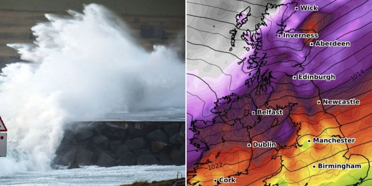 NextImg:Storm Ingunn batters Faroe Islands with incredible 155mph winds