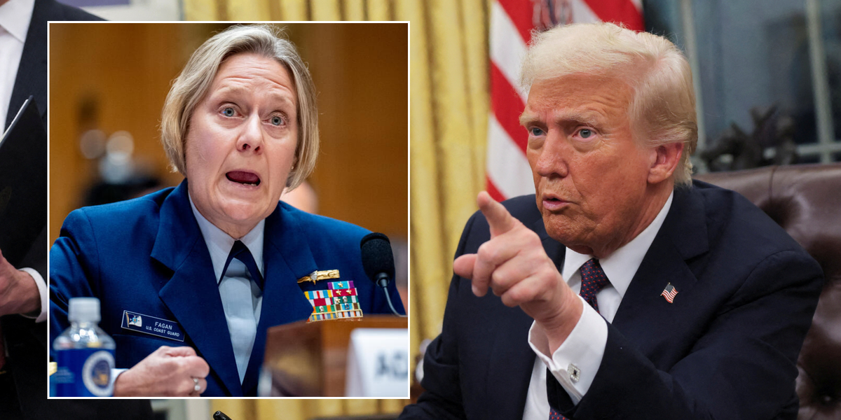 NextImg:Trump fires Coast Guard chief for 'excessively focusing on diversity policies' instead of 'border security'