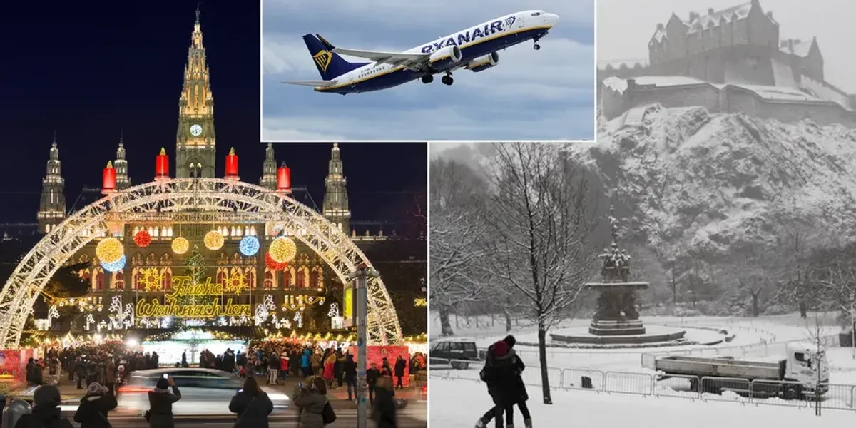 NextImg:Ryanair passengers left stranded in Austria after flight home to Edinburgh left without boarding disabled travellers