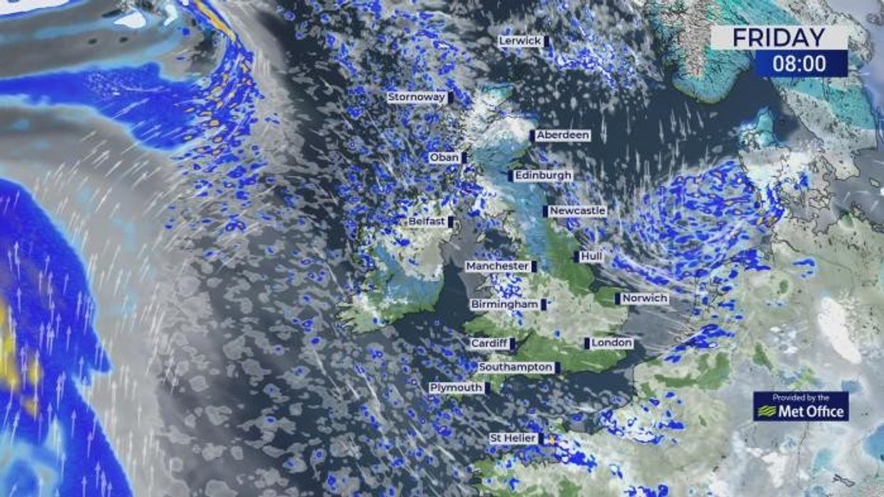 Storm Bert: Met Office issues SEVEN weather warnings as Britain braces for weekend chaos