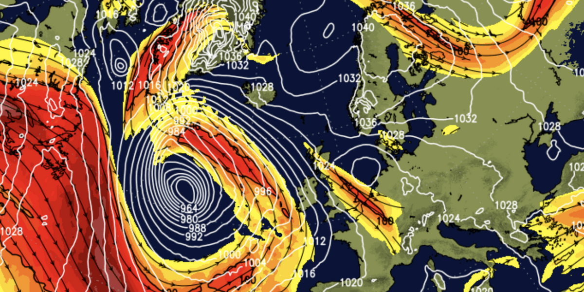 UK weather: Britain's freezing Scandinavian gloom brought to end by 'dragon-shaped' jet stream loop