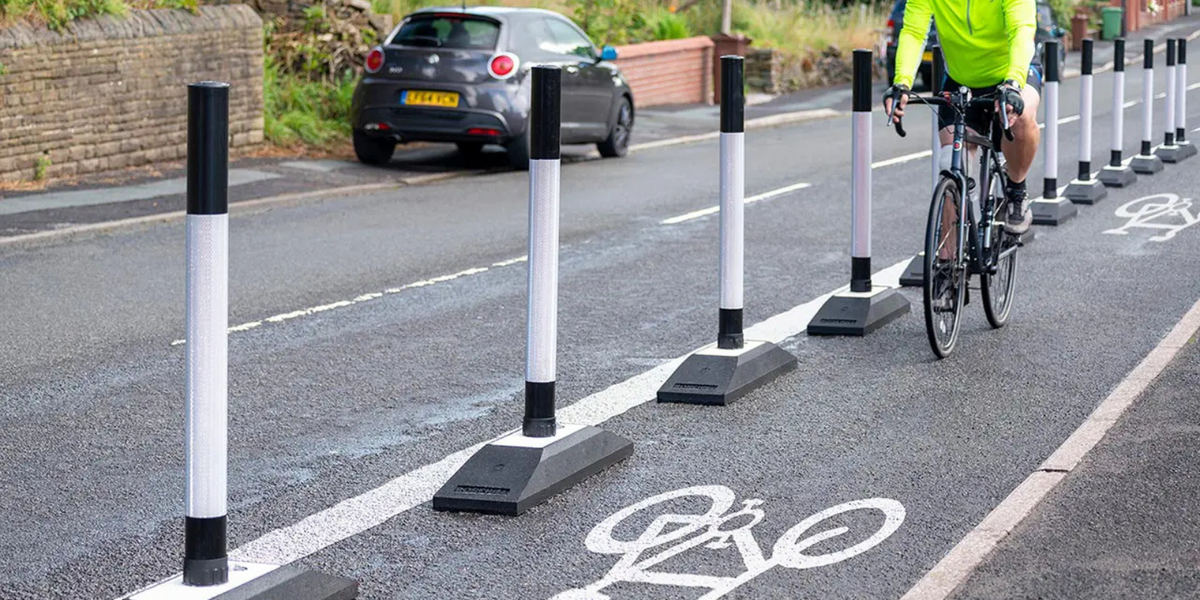 NextImg:Neighbours fuming as cycling bollards 'block them from using driveways'