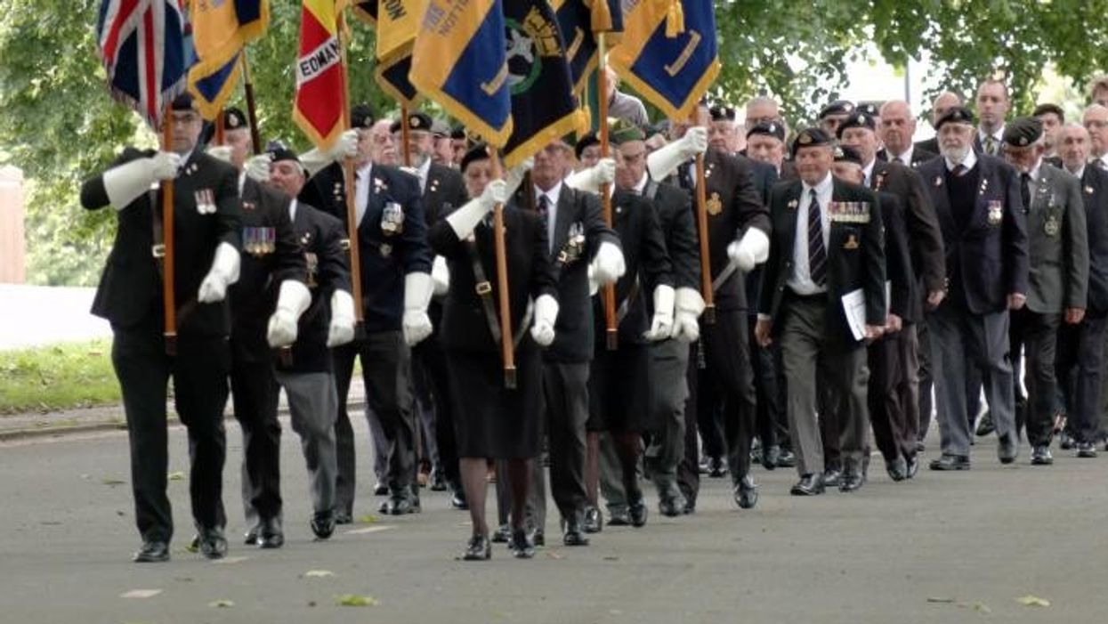 Parade proudly marks WW2 battles when Britain was ‘right up against it’