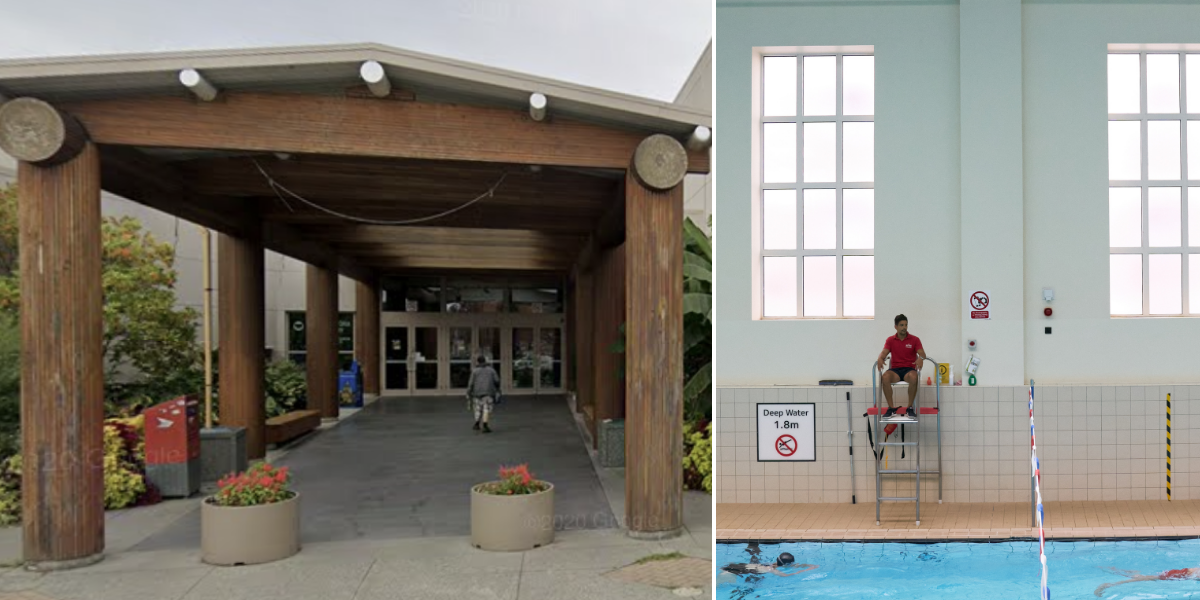 NextImg:Woke madness: 'Hairy man in child's bikini and tiara' spotted in swimming pool's female changing room as staff claim 'everyone's gender identity and expressions are valid'