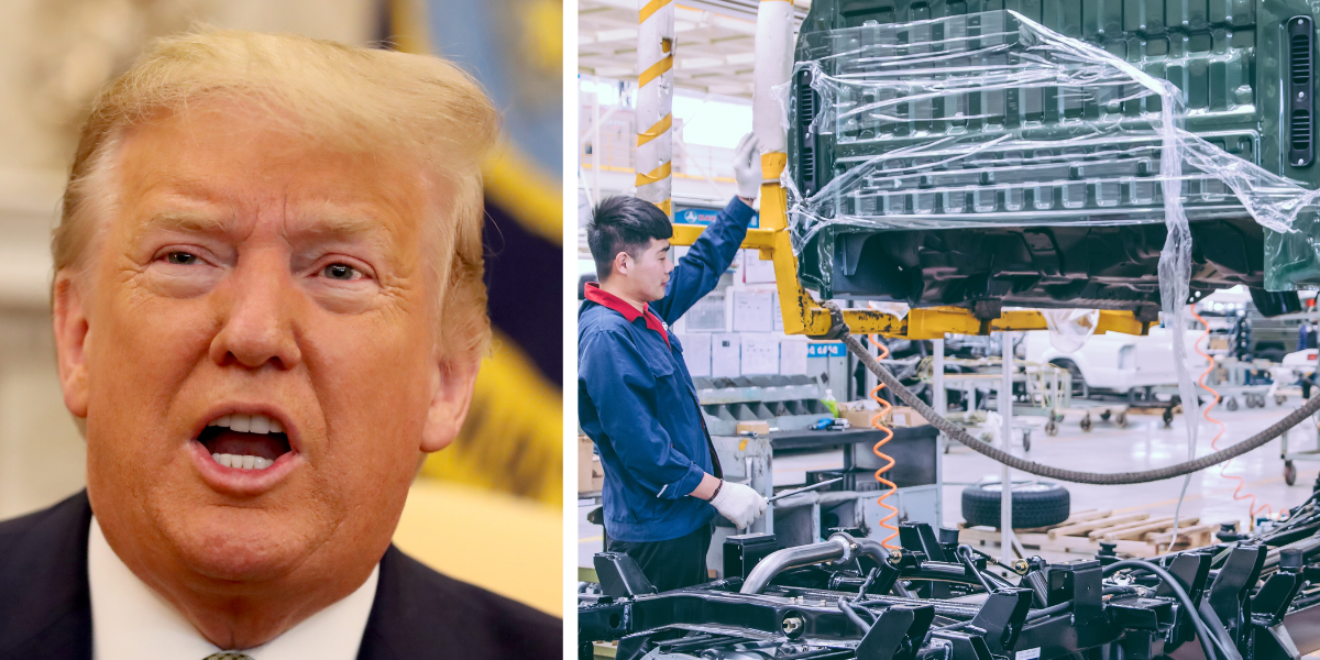 NextImg:Donald Trump pledges to hammer China's 'big monster car manufacturing plants' with massive tariffs