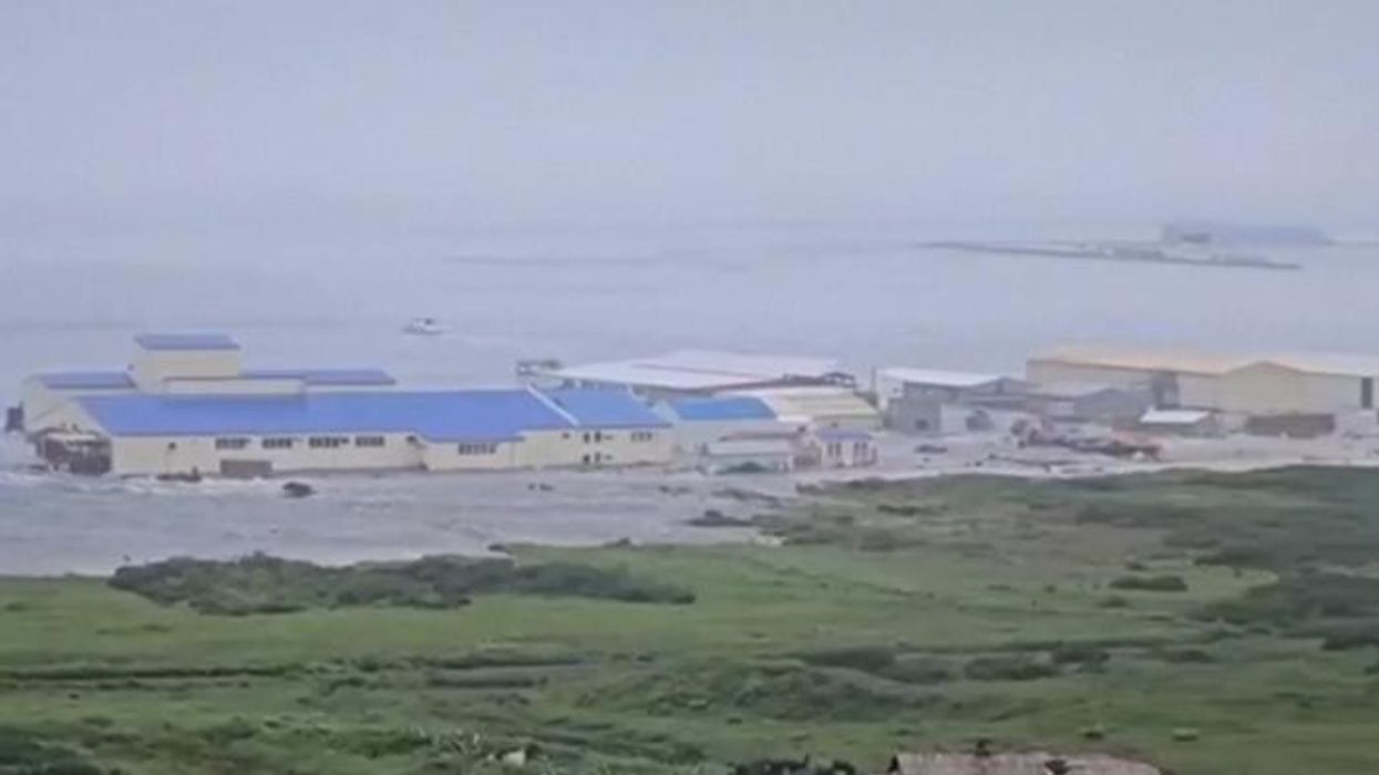 Tsunami waves batter US coast after Russia hit by world's largest earthquake in 14 years