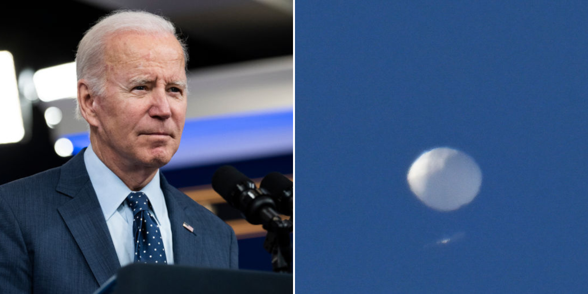 NextImg:US military tracking high-altitude balloon flying over America one year after China balloon spy fears