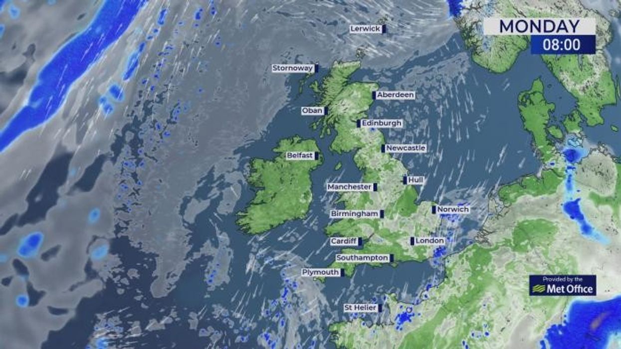 UK weather: 'Tussling' weather systems drag chilly winds across Britain as temperatures plunge