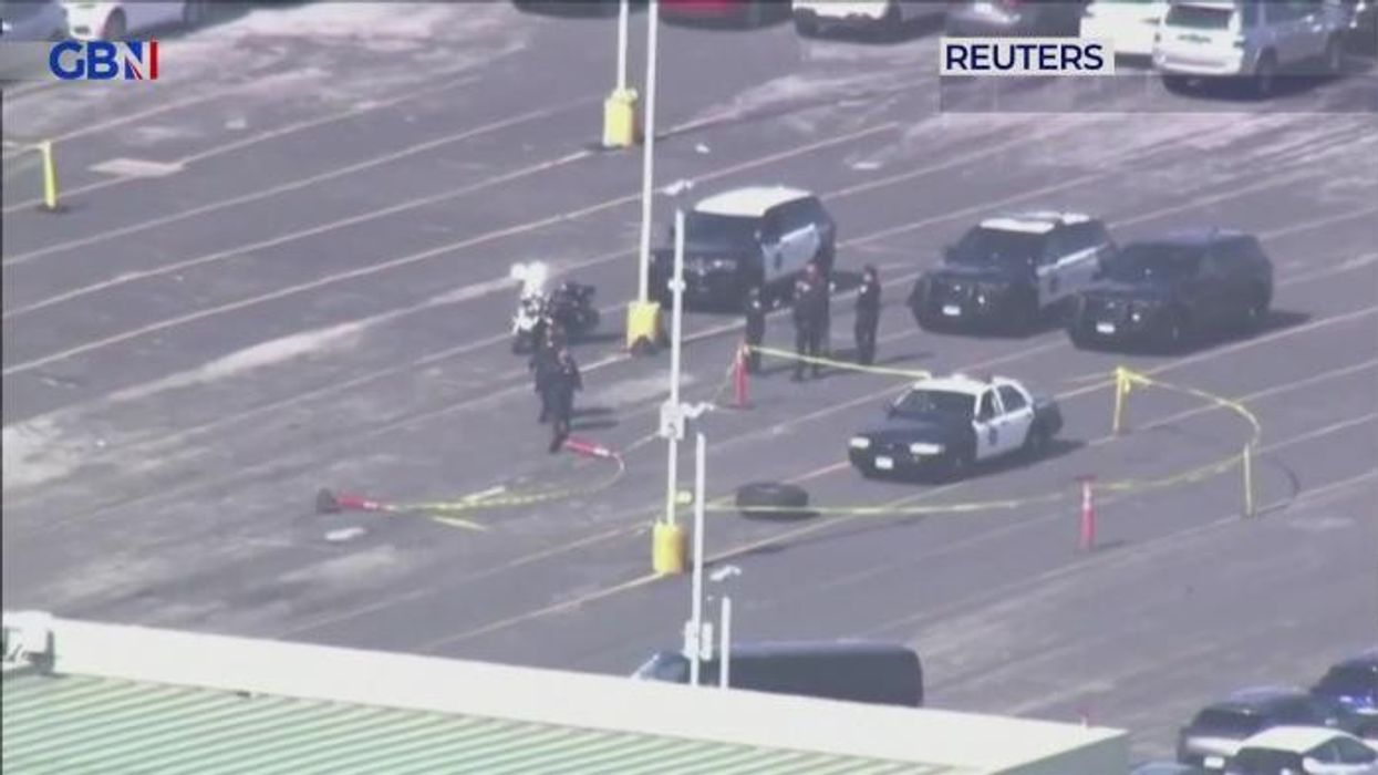 Tui plane sparks chaos after crashing into 'snack van' at major UK airport