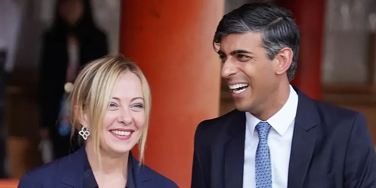NextImg:Sunak to meet with Italy's Giorgia Meloni as EU in desperate bid to curb migration