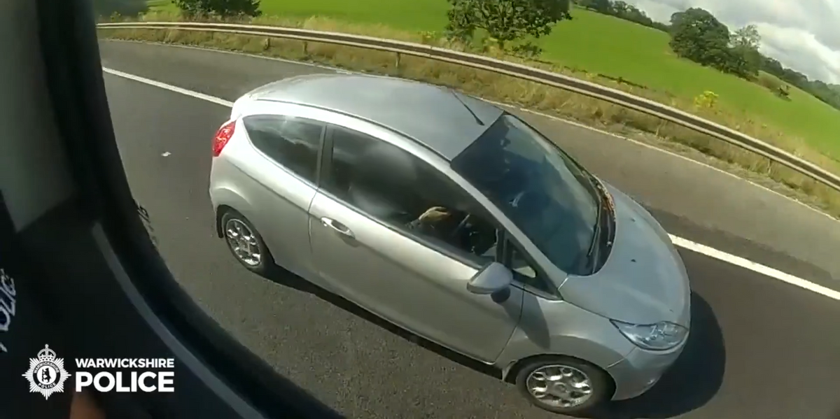 NextImg:Dozens of rule-breaking drivers caught using phones and not wearing seatbelts while driving 70mph - 'No excuse!'