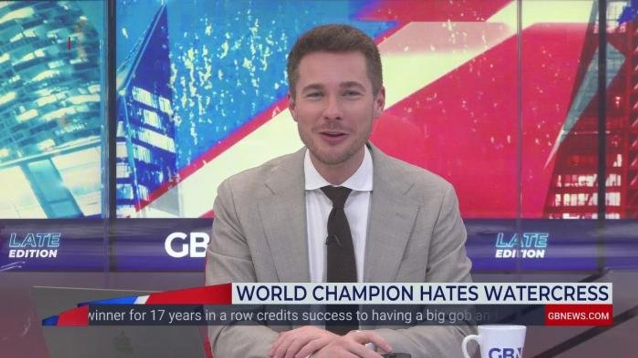 Watercress-eating world champion who hates watercress vows to reclaim title to GB News