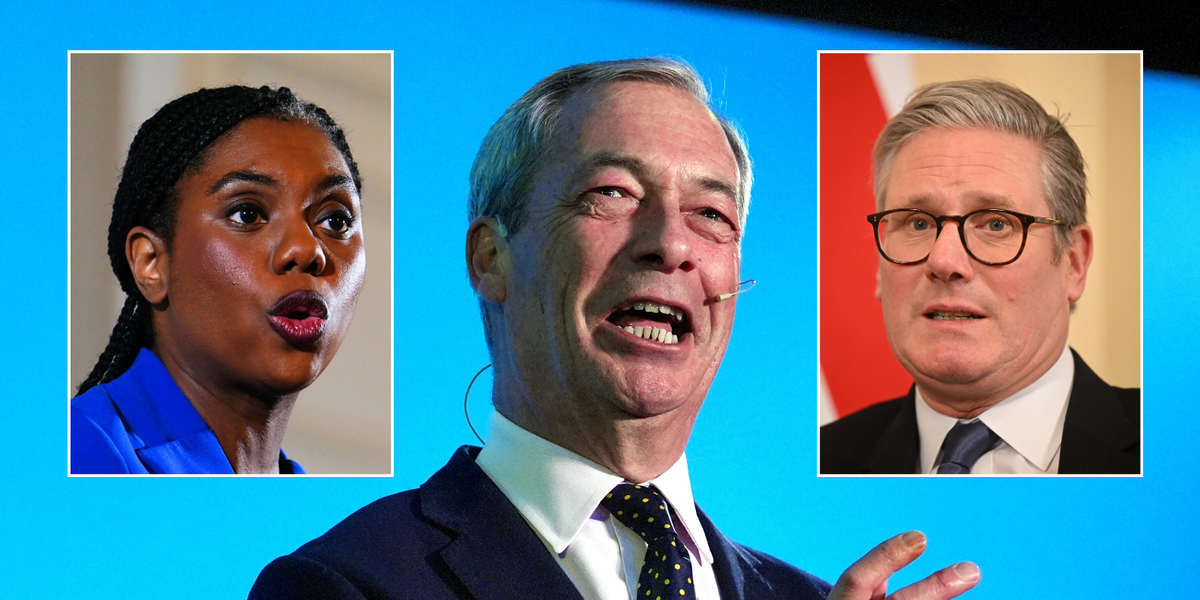 NextImg:Reform UK pulls ahead of both Labour and Tories as Nigel Farage dominates in new poll