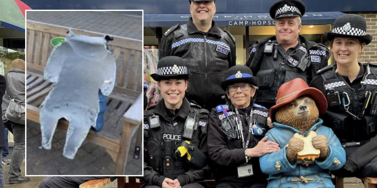 NextImg:Paddington Bear statue recovered after being slashed in half and stolen overnight - 'Heartbreaking!'