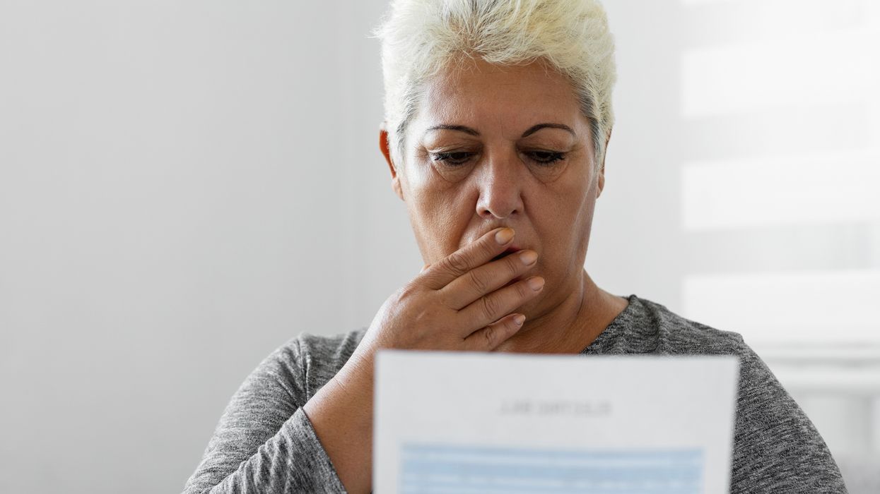 Water bills statement read by bill payer