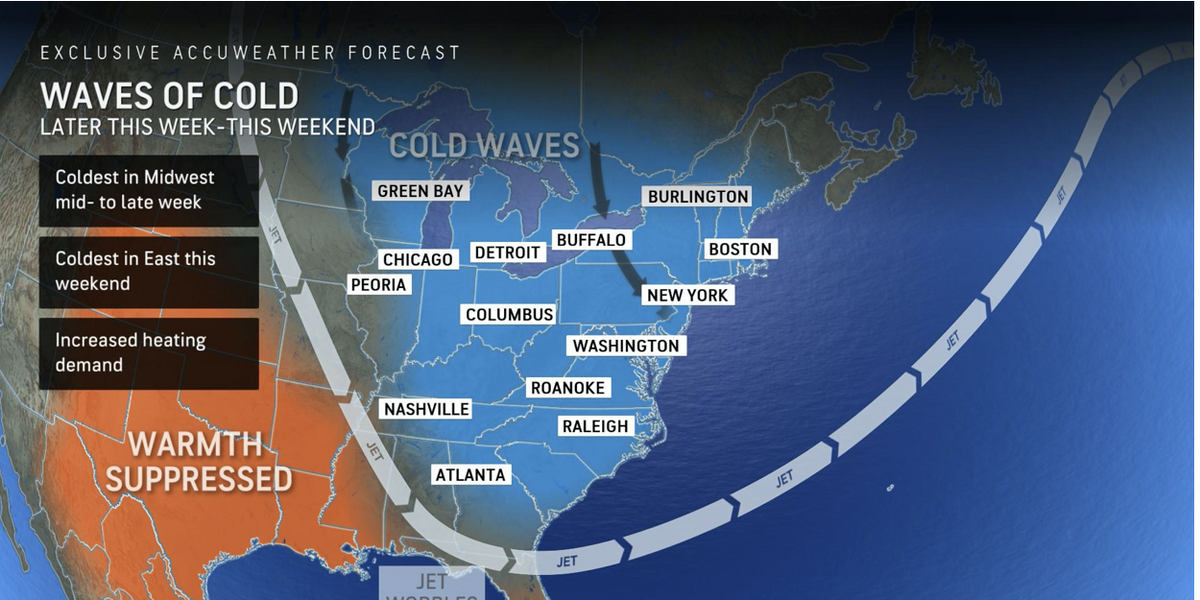NextImg:US weather: Freezing blast to grip half COUNTRY on Winter Solstice - ‘Coldest day so far!’