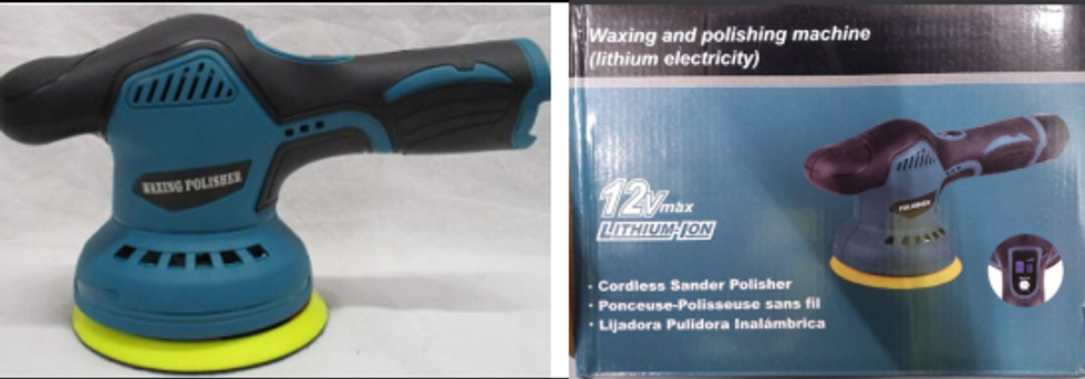Waxing and polishing machine sold on Amazon