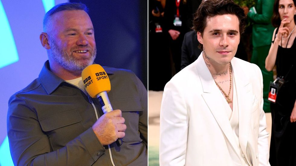 Wayne Rooney Brooklyn Beckham