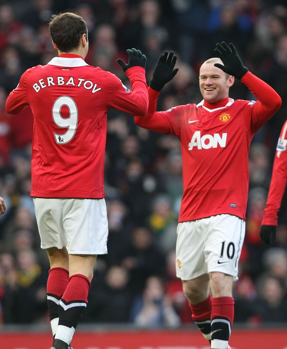 Wayne Rooney Dimitar Berbatov