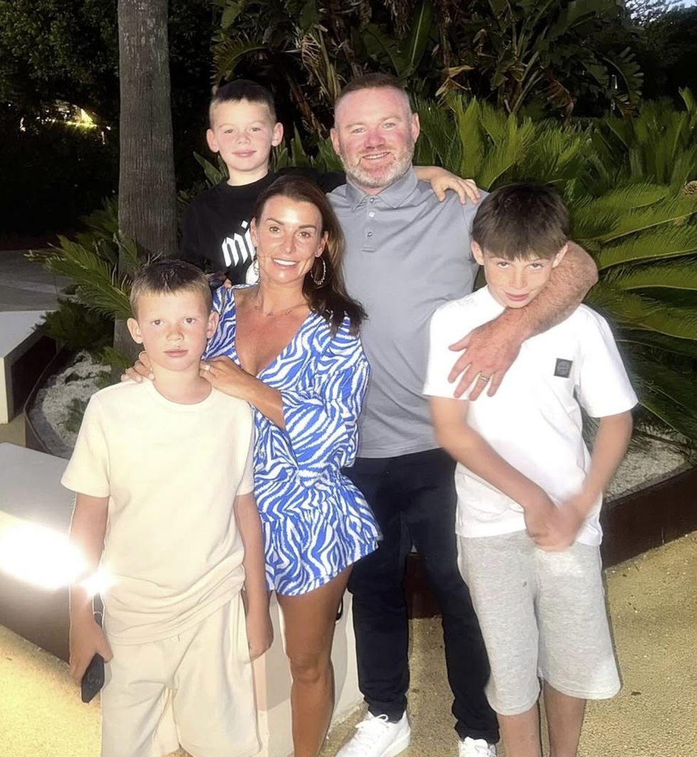 Wayne Rooney has four children with Coleen: Kai, Klay, Kit, and Cass