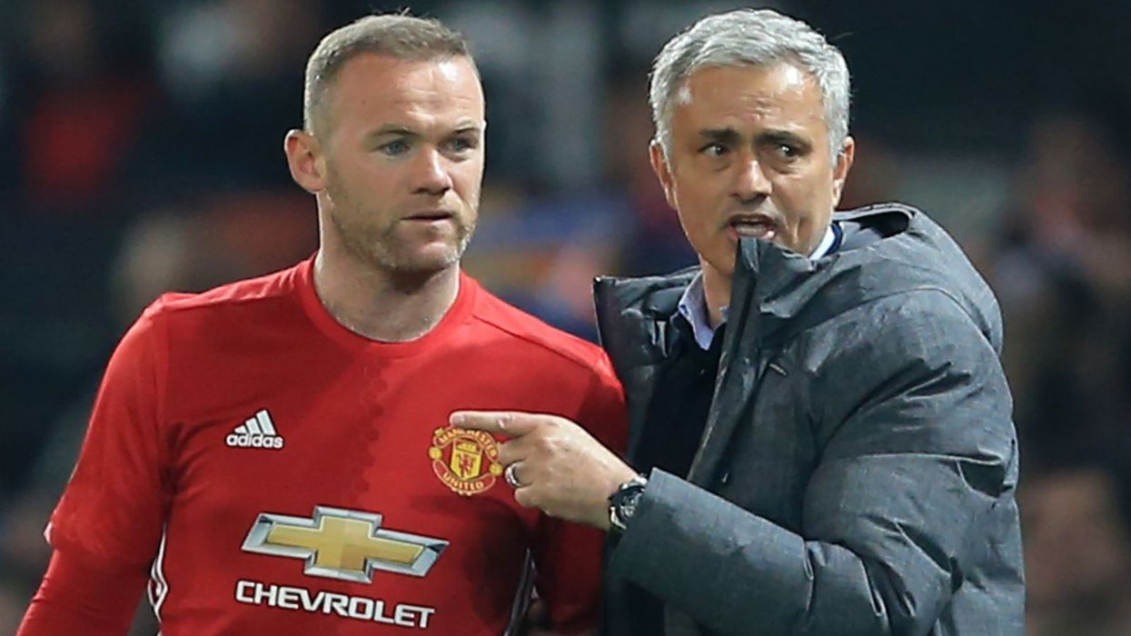 Wayne Rooney Jose Mourinho Man United