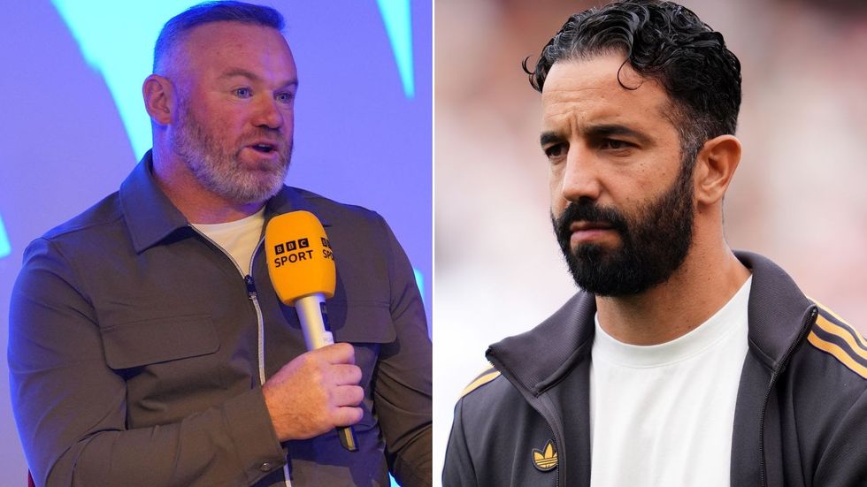 Wayne Rooney Manchester United Ruben Amorim