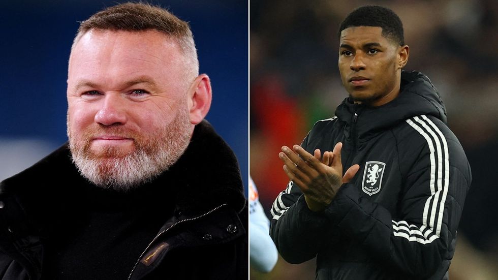 Wayne Rooney Marcus Rashford