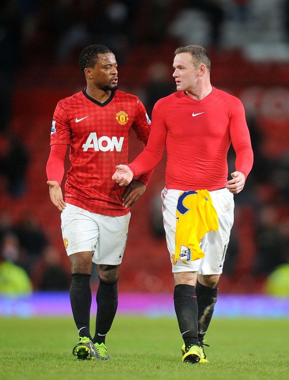 Wayne Rooney Patrice Evra