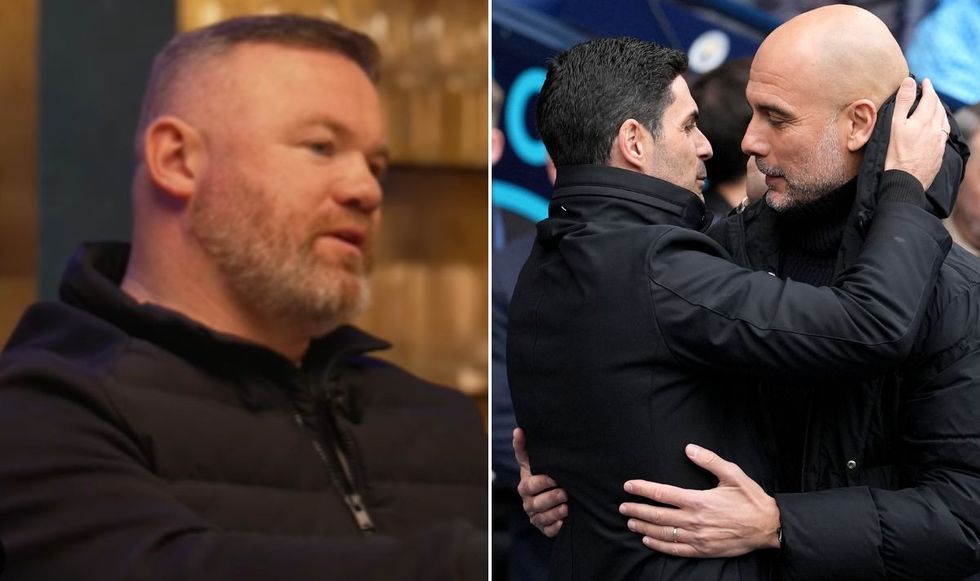 Wayne Rooney Pep Guardiola Mikel Arteta