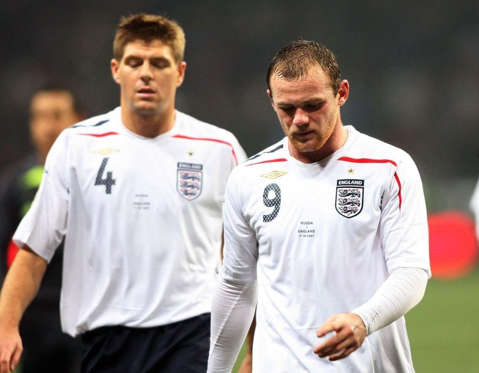 Wayne Rooney Steven Gerrard
