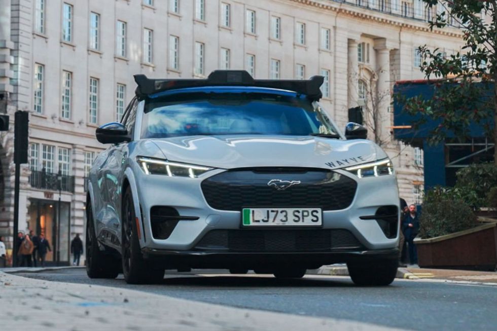 Wayve self-driving car in London