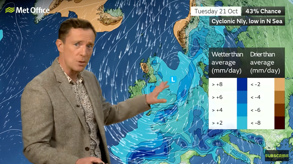 'We could keep our eyes open for low pressure systems that could get a little bit angry coming in from the south during the middle to latter part of next week,' Mr Deakin said