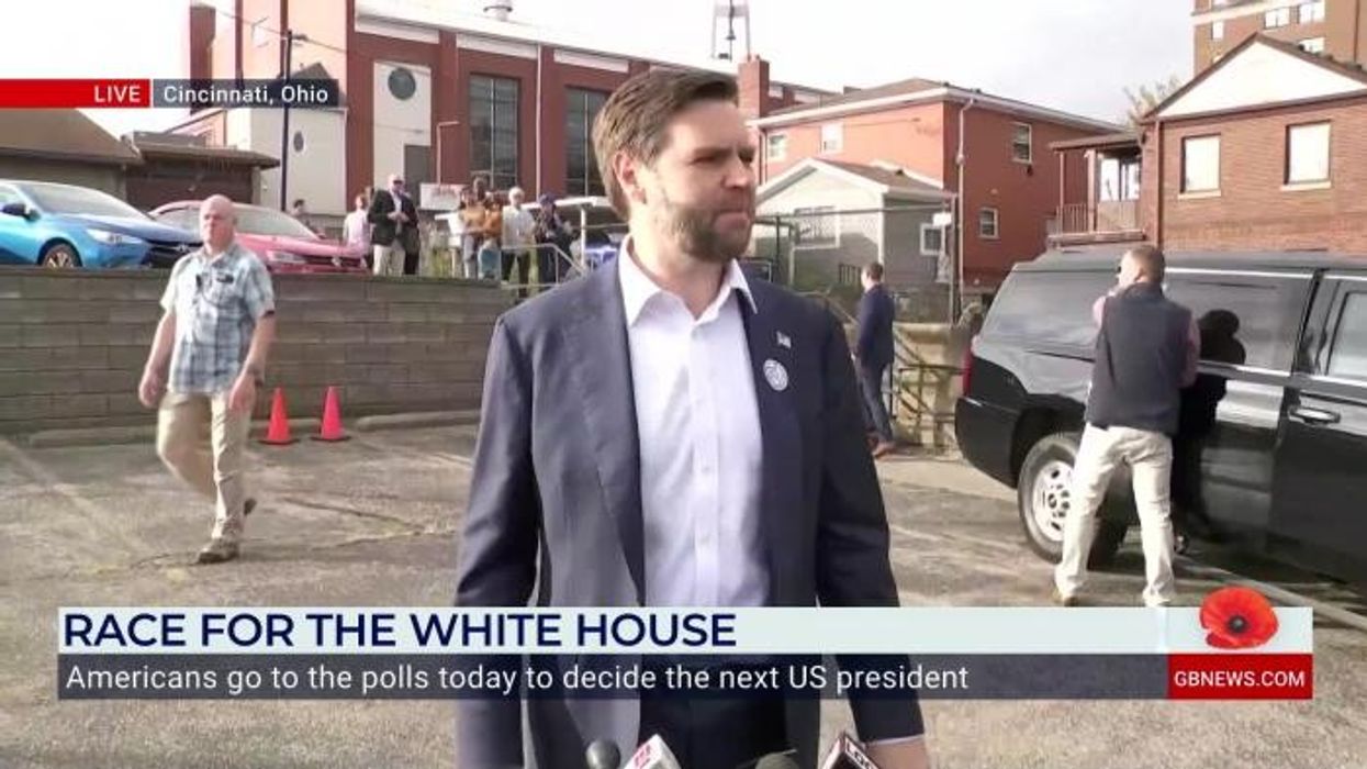 'We expect to win!' JD Vance says 'lets make Donald Trump the president' as he leaves polling station