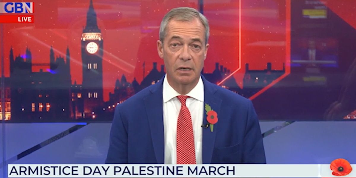 NextImg:‘We’re led by gutless people’: Farage fumes ahead of planned protest on Armistice Day