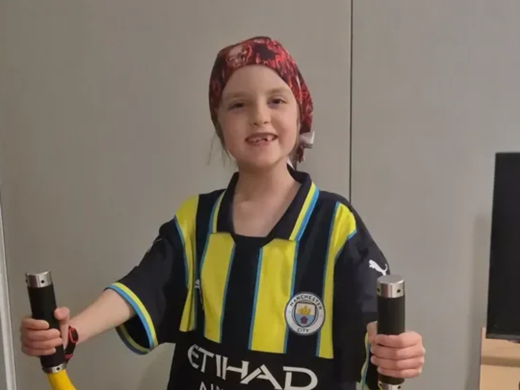 'We're not giving up on our little girl': Eight-year-old's brave fight against cancer as parents raise over £60k for daughter's liver transplant