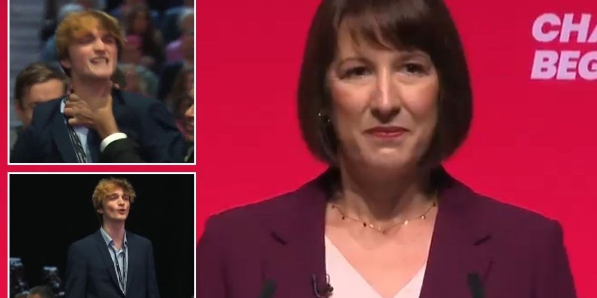 NextImg:'We are still selling arms!' Pro-Palestine protester sparks chaos after disrupting Rachel Reeves' speech